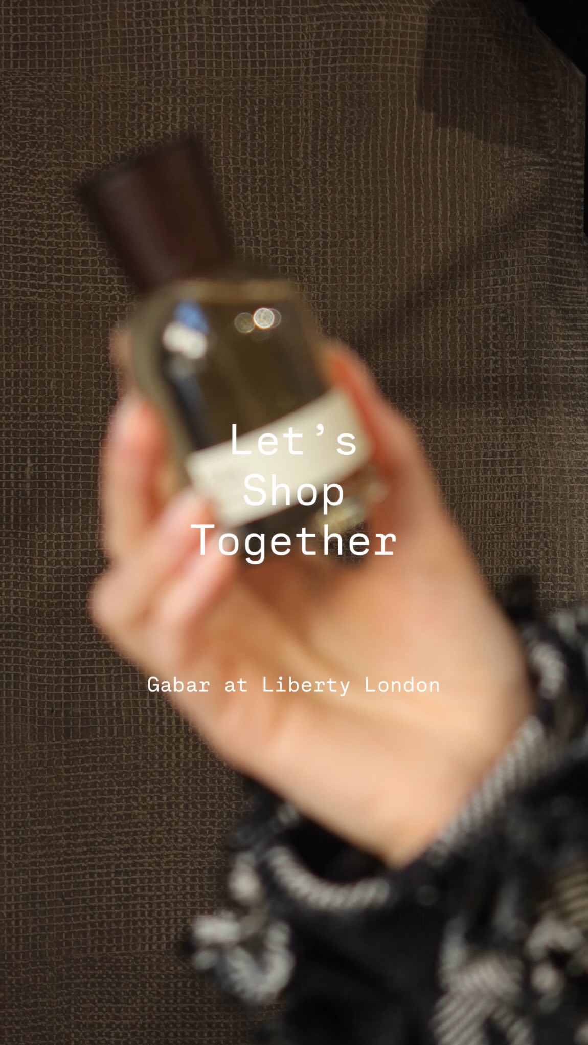 Instagram post by @flotrends for Liberty London. Caption reads: Find @gabar at @libertylondon 

🌘01 Float Eau De....