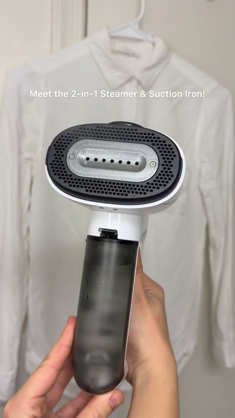 Instagram post by @kubra.motherhood1 for Neakasa. Caption reads: Neakasa Vacuum Steamer
One glide is enough - [...].