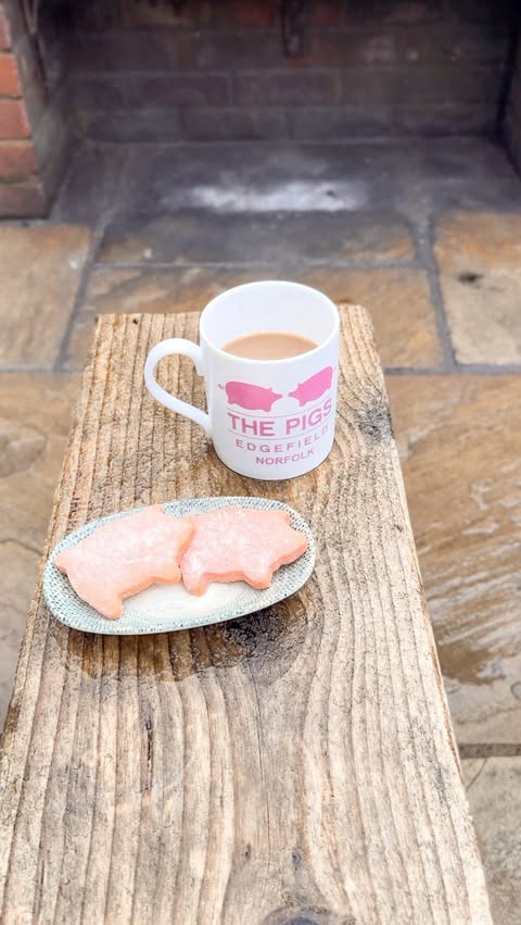 Instagram post by @lotteboo for VisitEngland. Caption reads: And this little piggy didn’t want to come home 🐖....