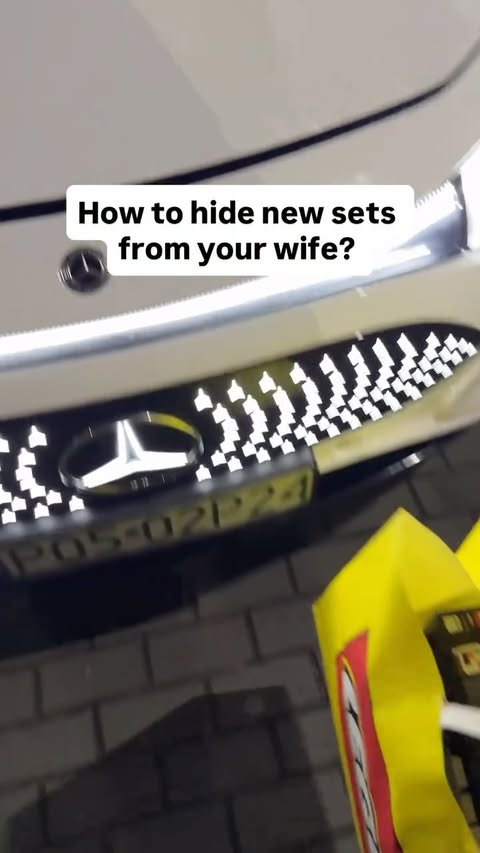 Instagram post by @lord.of.the.bricks for Mercedes-Benz. Caption reads: [...] future is now 🔥🔥🔥 

🤝 @duda_cars....