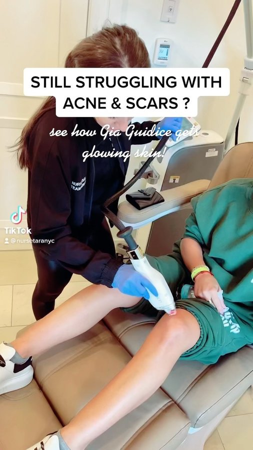 Instagram post by @nursetaranyc for Boys Lie. Caption reads: [...] #nurseinjector #face  #skincare #boyslie....