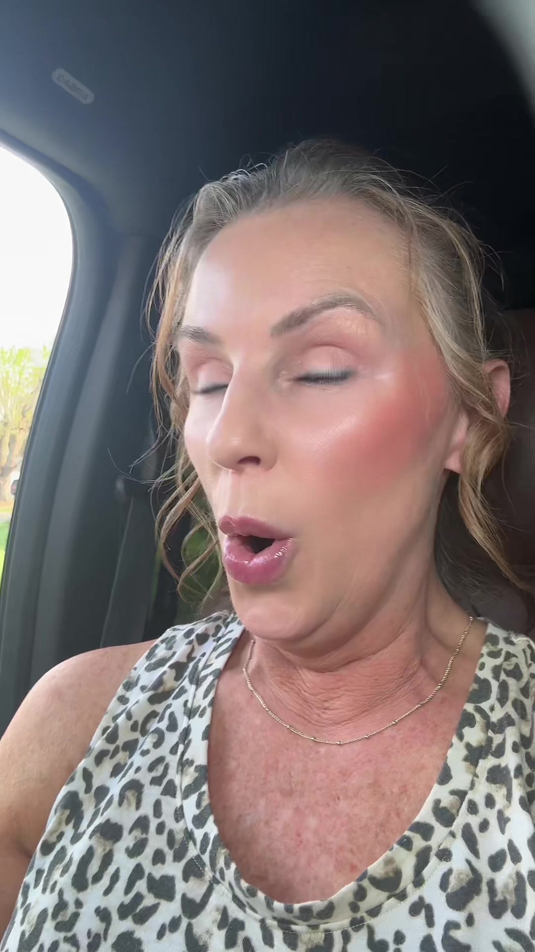 TikTok post by @julies2791 for BoomBoom Naturals. Caption reads: My car is YELLOW 😭 allergy season is no joke…....