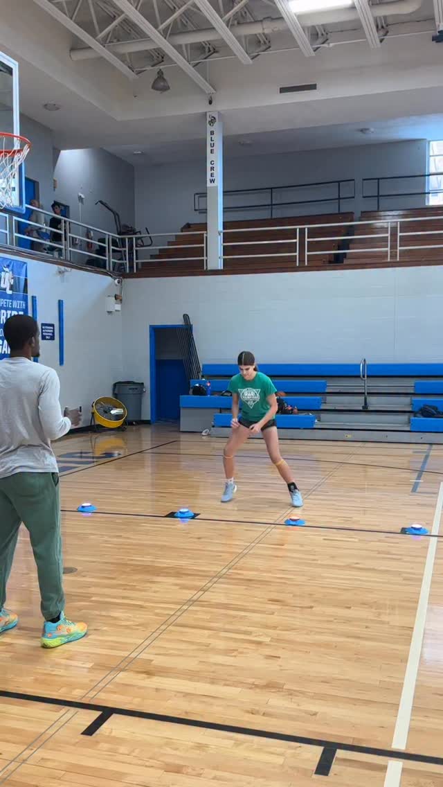 Instagram post by @sh3elite_exp for BlazePod. Caption reads: What a great way to work on  passing and catching....