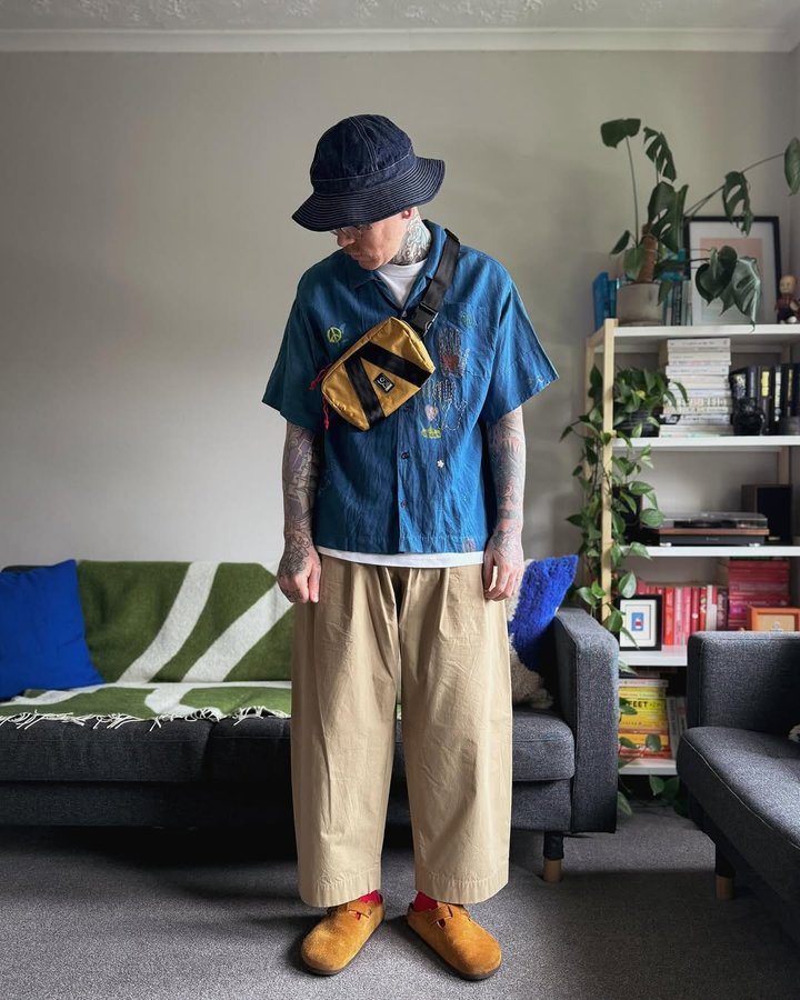 Instagram post by @callumscott13 for Chrome Industries. Caption reads: Getting into spring mode now, several layers have....