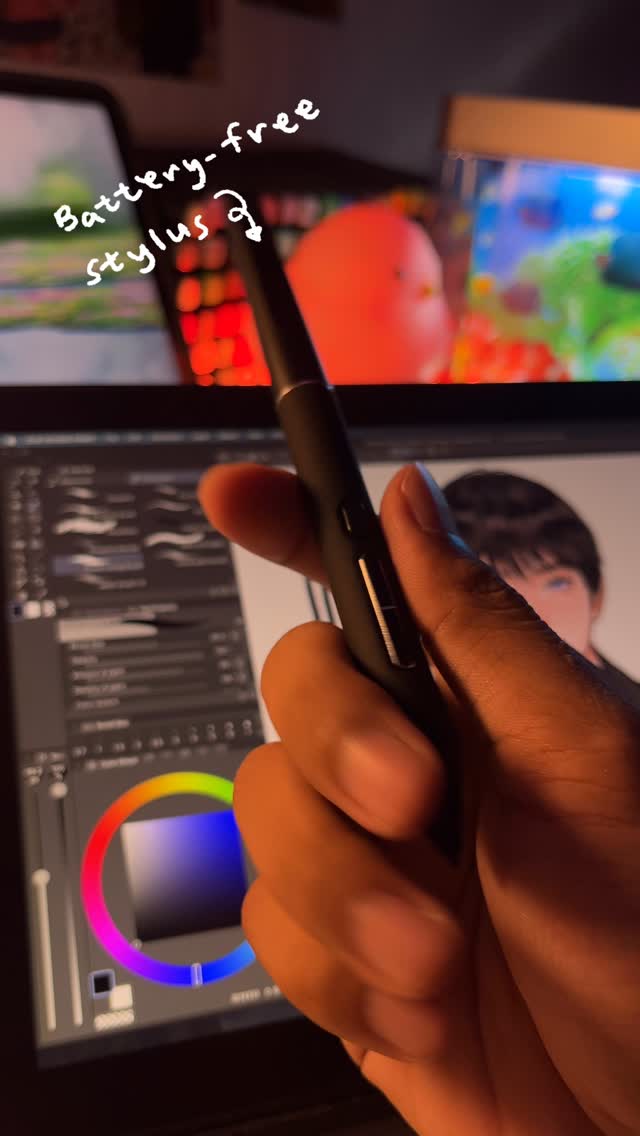 Instagram post by @rwiizo for HUION. Caption reads: Big thanks to @huiontablet for letting me try out....