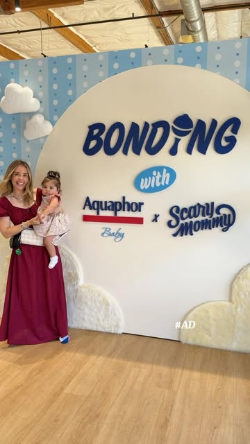 Instagram post by @itsmesaramartinez for Aquaphor US. Caption reads: Raising two sensitive-skin girlies means I don’t....