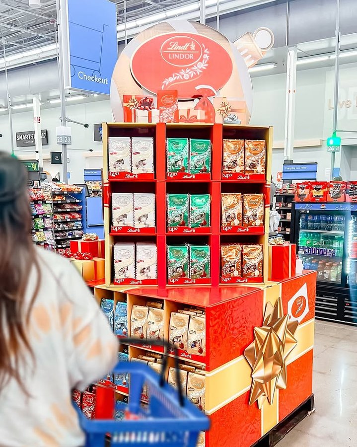 Instagram post by @vannie.beauty for Soapbox Influence. Caption reads: #ad Need to grab some chocolates for a gift or....