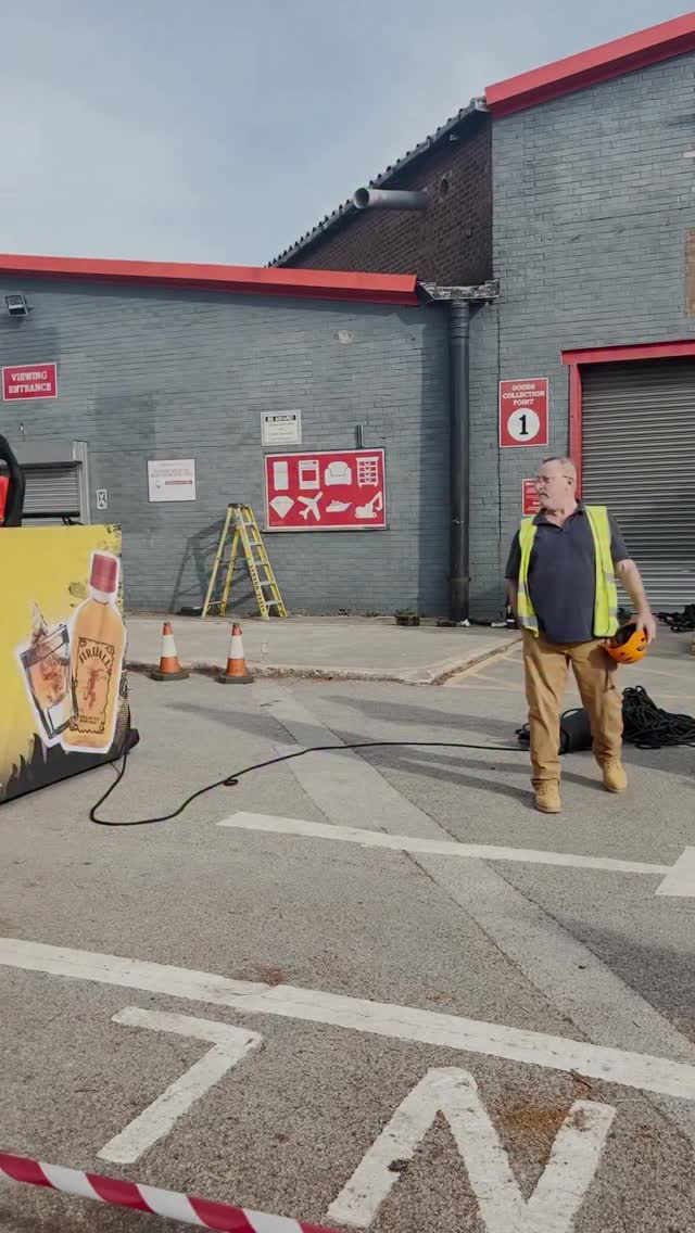 Instagram post by @tgarratt10 for Fireball Whisky. Caption reads: Cheers to @fireballuk for the wildest matchday....