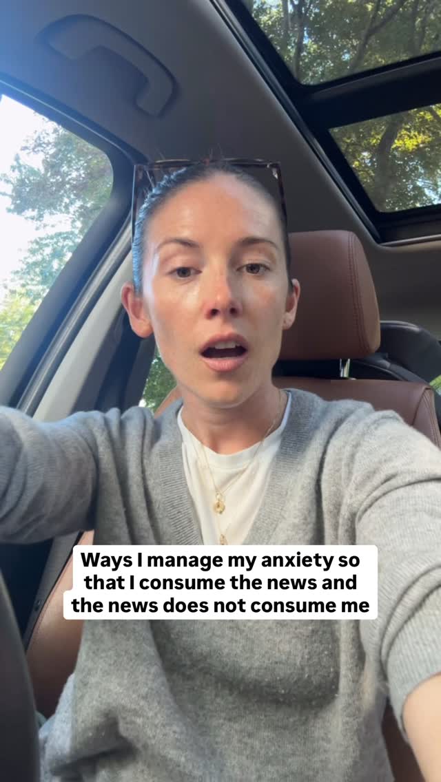 Instagram post by @cameronoaksrogers for Healthline. Caption reads: The news cycle can feel all-consuming right now....