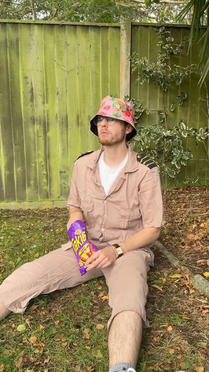 Instagram post by @_adammcg for Takis. Caption reads: Tasting Takis on a rollercoaster?? 🌶️🥵

Thank....