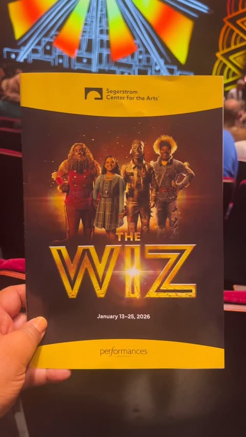 Instagram post by @accordingtoshauna for Segerstrom Center for the Arts. Caption reads: [...] to see this musical at Segerstrom Center for....