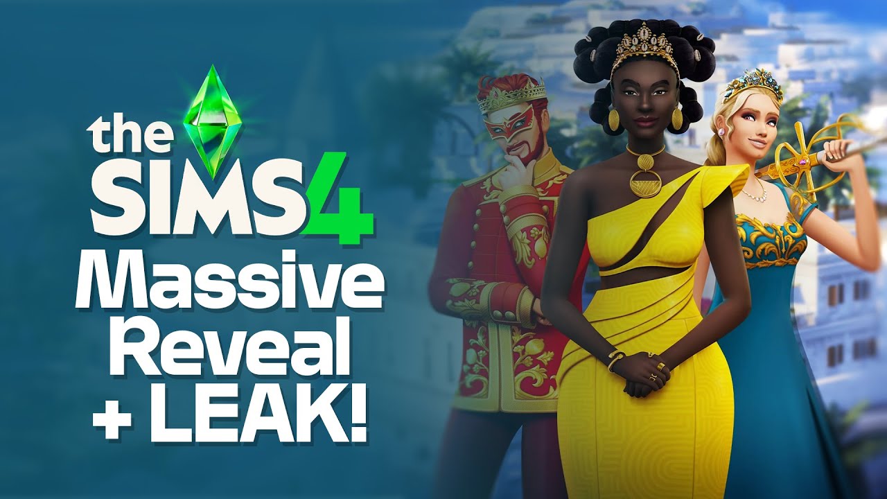 YouTube post by @Pixelade for Instant Gaming. Caption reads: EA Is Planning a Sims 4 Subscription Service +....