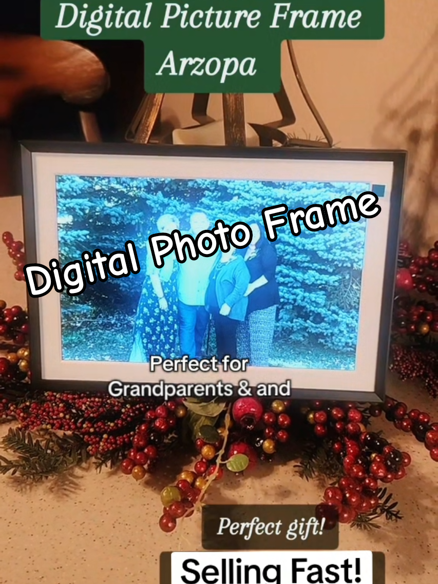 TikTok post by @mommad71_ for ARZOPA. Caption reads: [...] #pictureframe @ARZOPA.