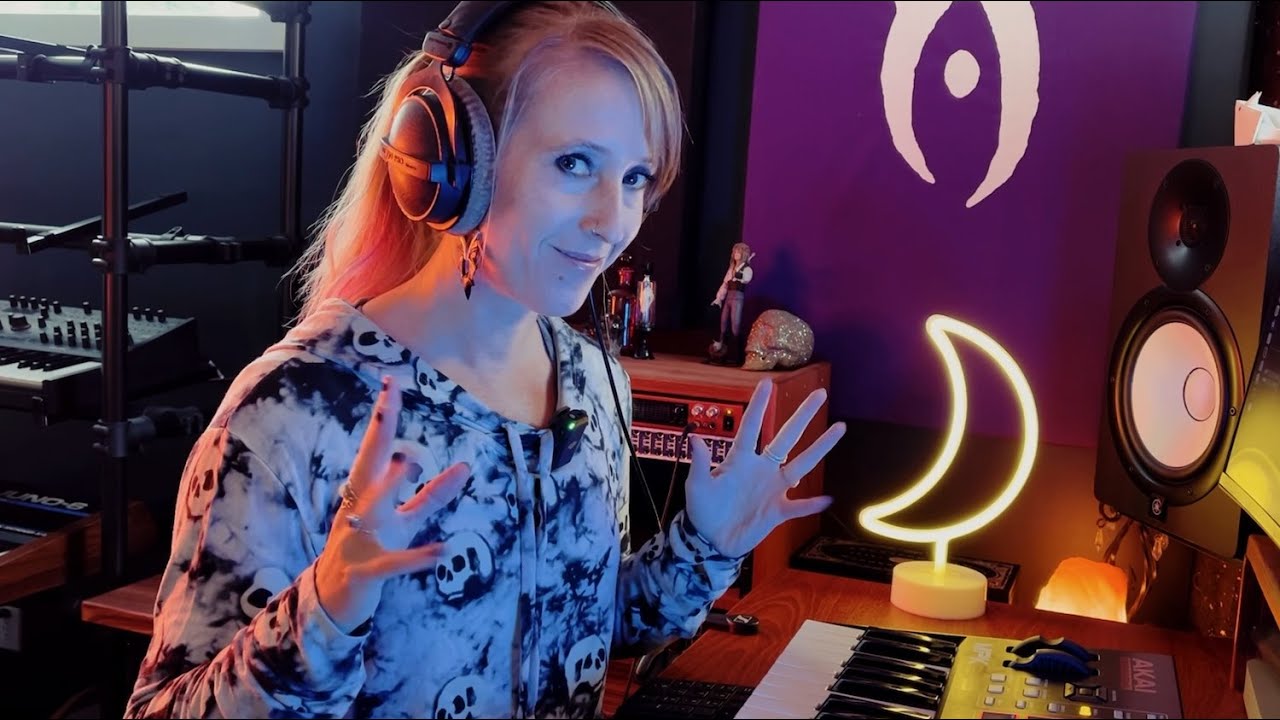 YouTube post by @MeganMcDuffee for Spitfire Audio. Caption reads: SSO Discover - Score A Video Game Scene with Megan....