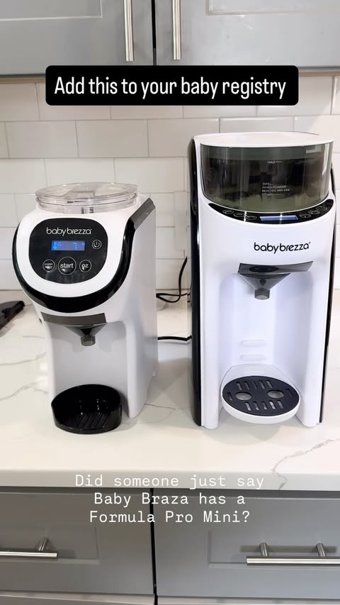 Instagram post by @adakuinspires for Baby Brezza. Caption reads: @babybrezza This has been a game changer for our....
