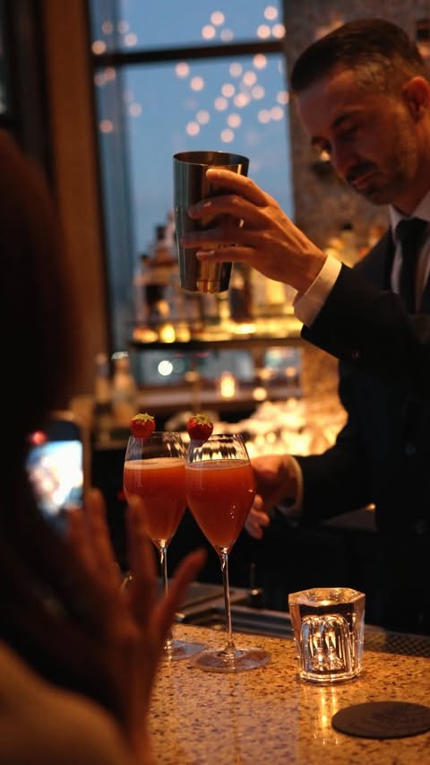 Instagram post by @yungo_078 for Four Seasons. Caption reads: [...] Hotel @fsosaka #pr #フォーシーズンズホテル大阪....