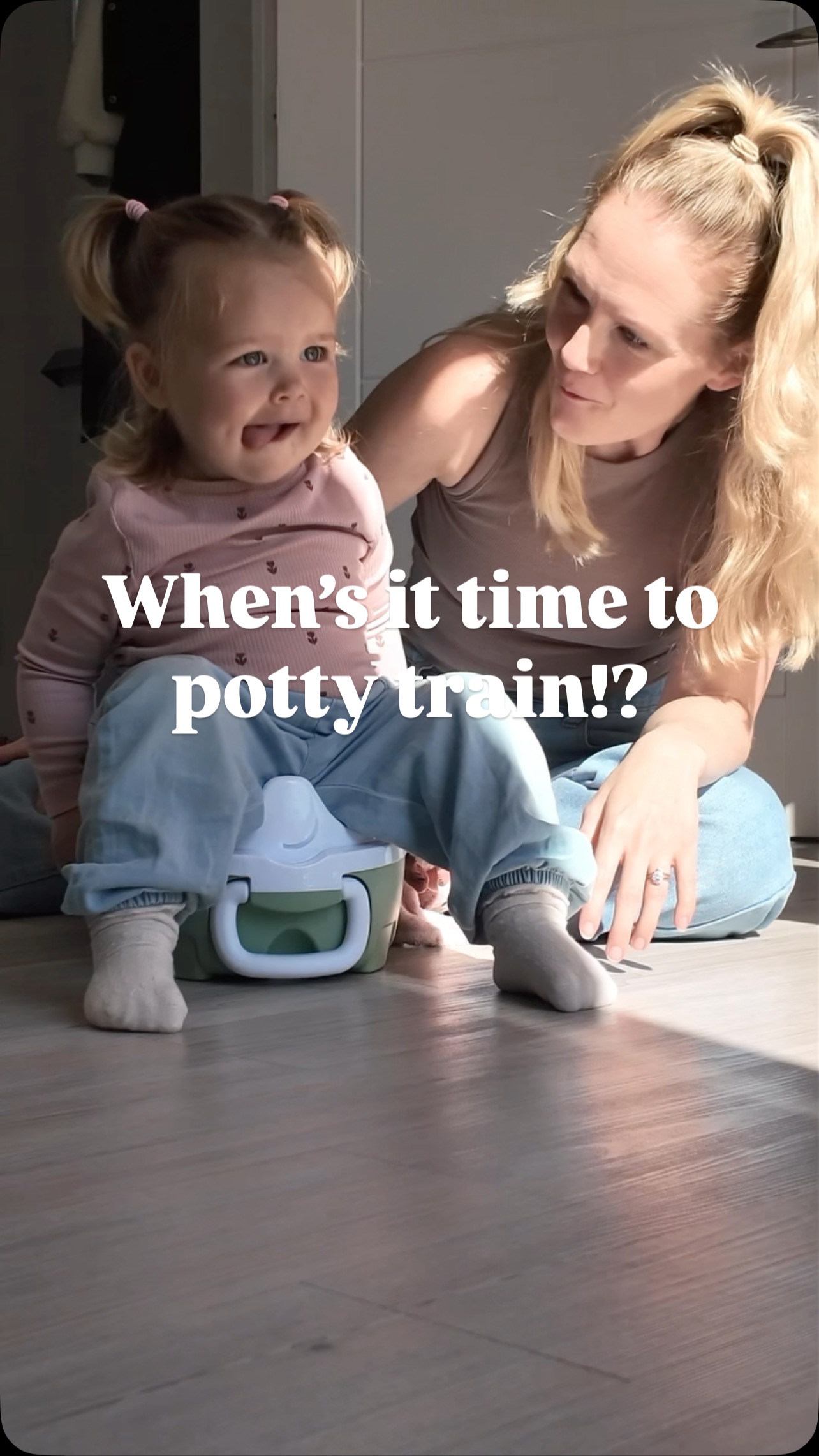 Instagram post by @mamaspeachylife for My Carry Potty. Caption reads: I’m almost unsure whether to open this can of....