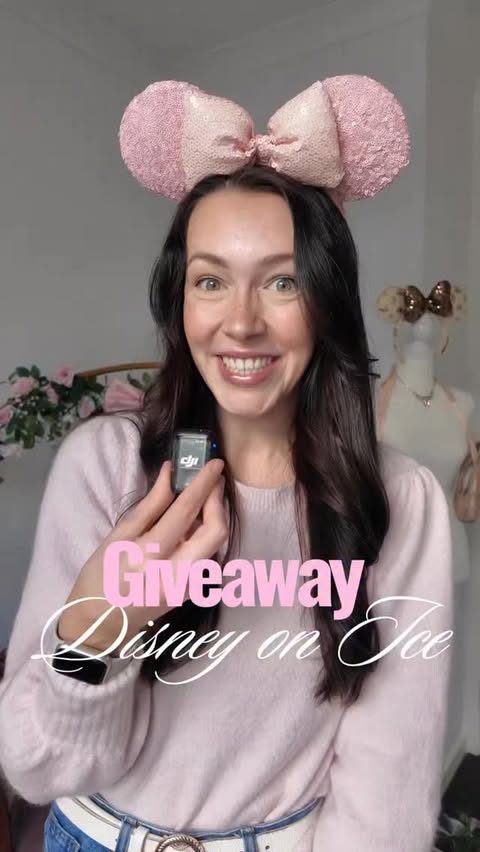 Instagram post by @_delaniejayne_ for Disney On Ice. Caption reads: [...] will be announced on the 1st of June Disney....