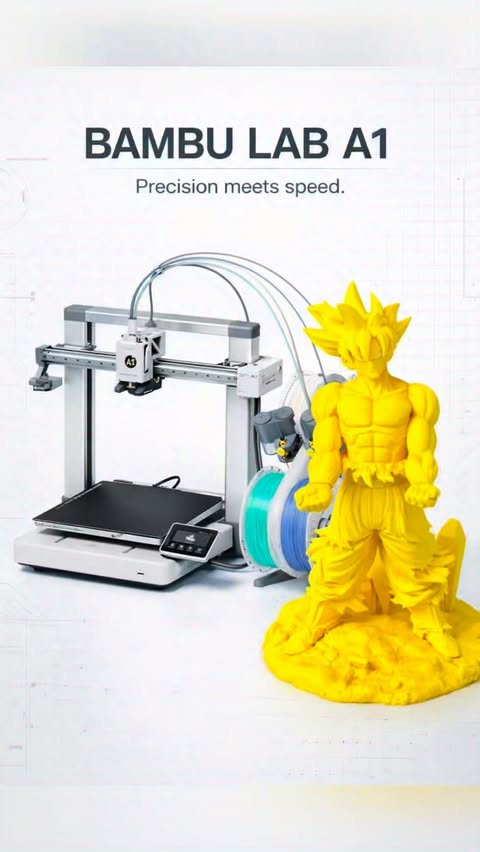 Instagram post by @brigitteilkaysavran for Bambu Lab. Caption reads: [...] to print something amazing? 🚀 With my Bambu....