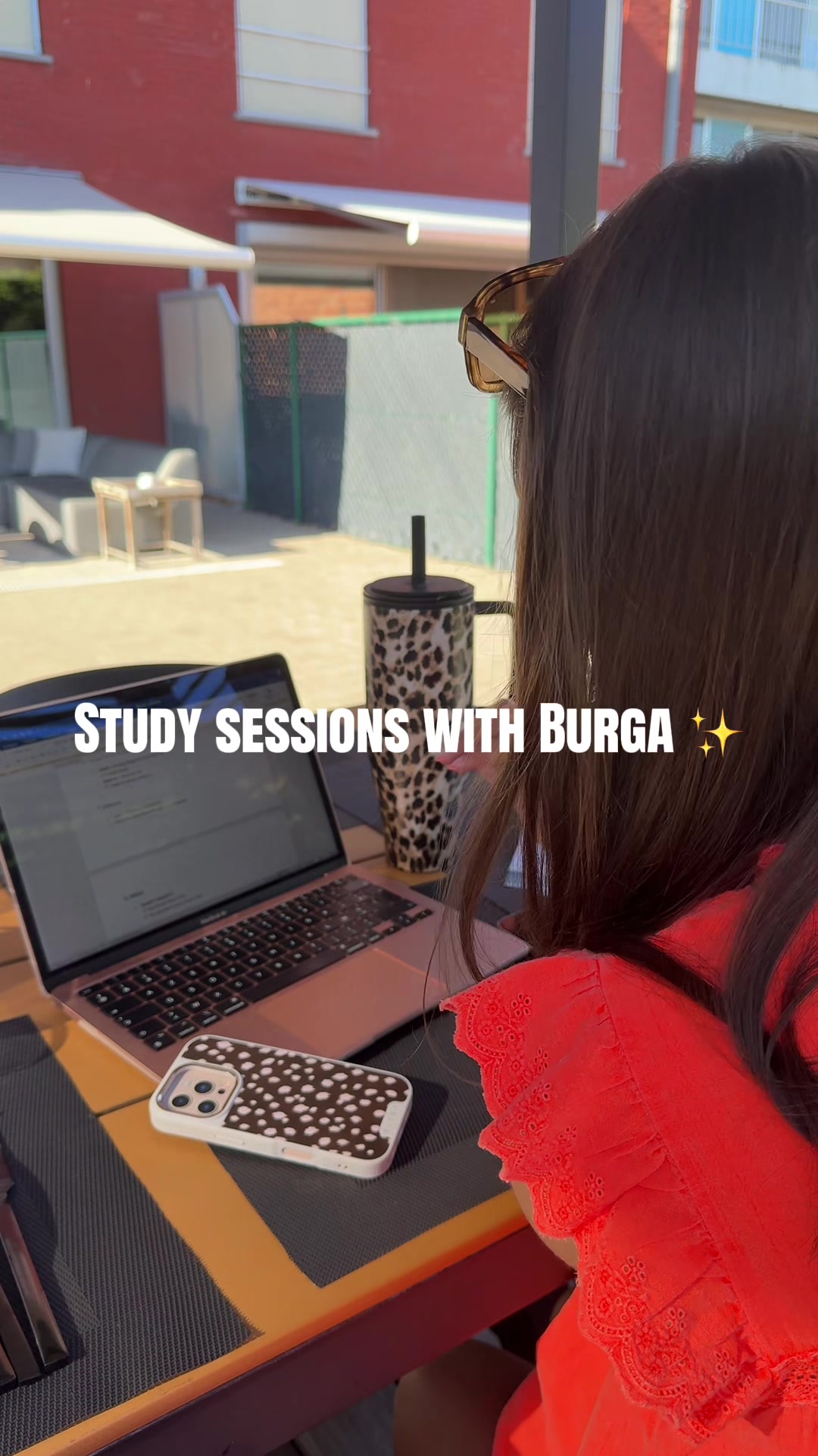 TikTok post by @blogbymel for BURGA. Caption reads: [...] is a little easier with my @BURGA setup ✨🤍....