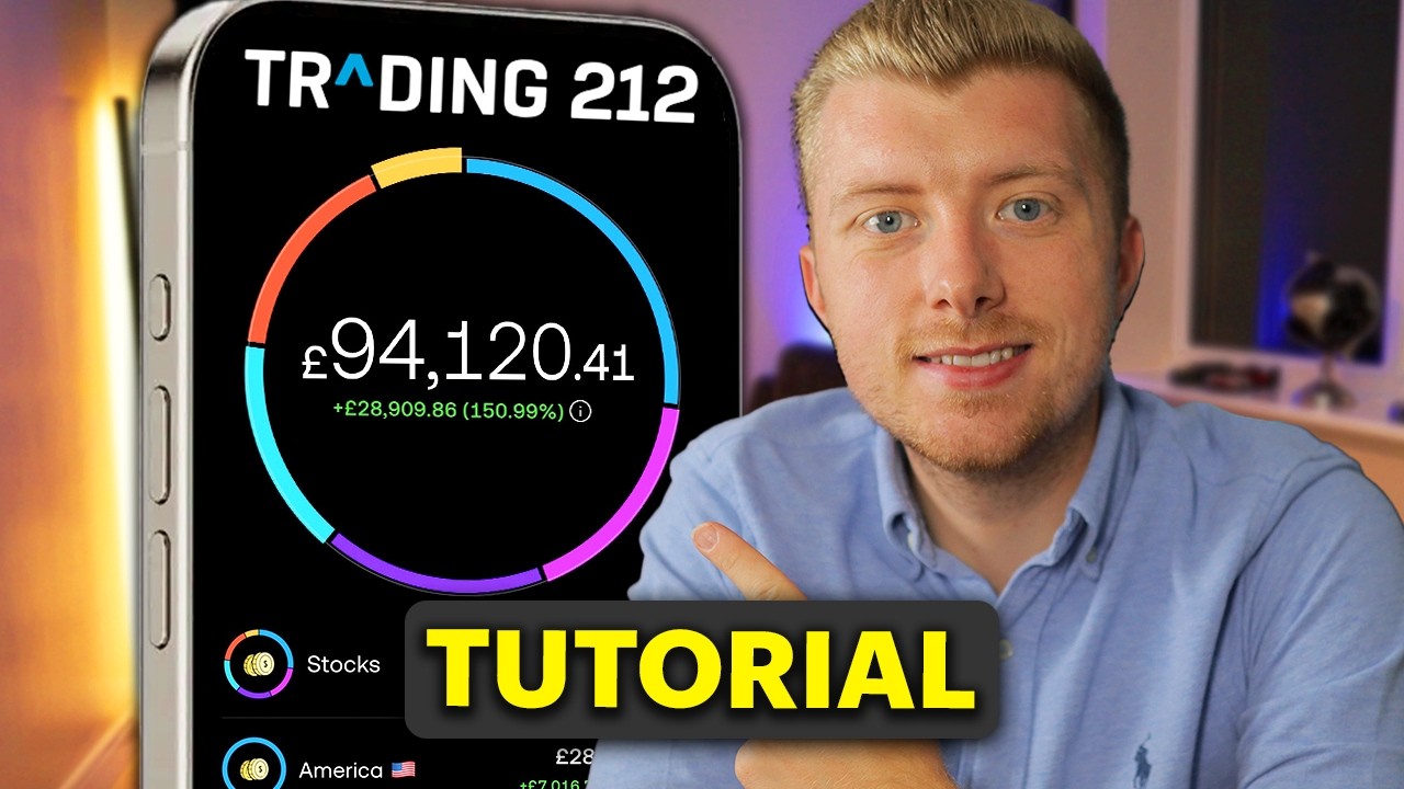 YouTube post by @MitchShoesmith for Trading 212. Caption reads: How To Use Trading 212 In 2026! (Investing For....