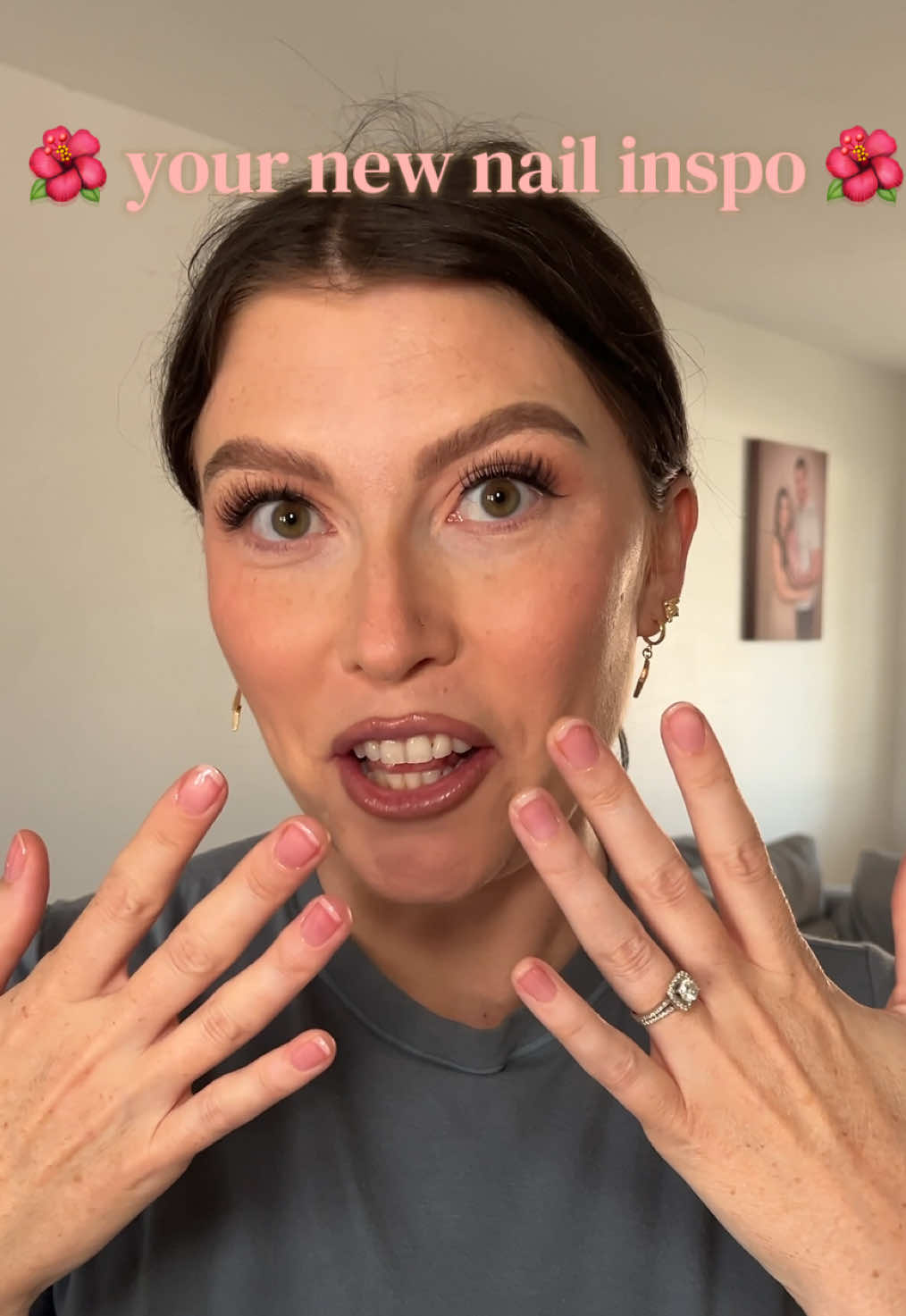 TikTok post by @danikachristinemua for LONDONTOWN. Caption reads: @LondontownUSA Sheer Strength Nail Blush in shade....