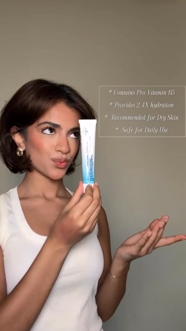 Instagram post by @daimgaw for Bepanthen. Caption reads: Gentle care your skin deserves ✨ @bepanthenksa....
