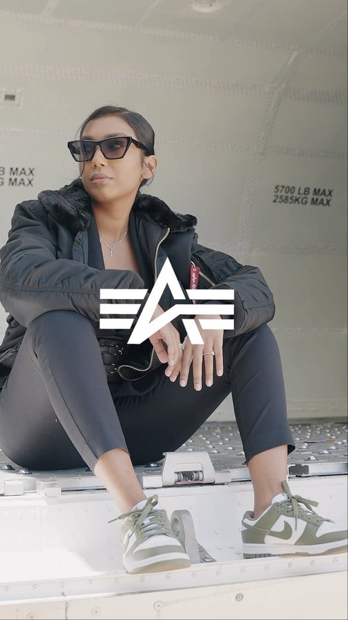 Instagram post by @pilot_onthegram for Alpha Industries. Caption reads: Versatility at its best. 
The @alphaindustries....