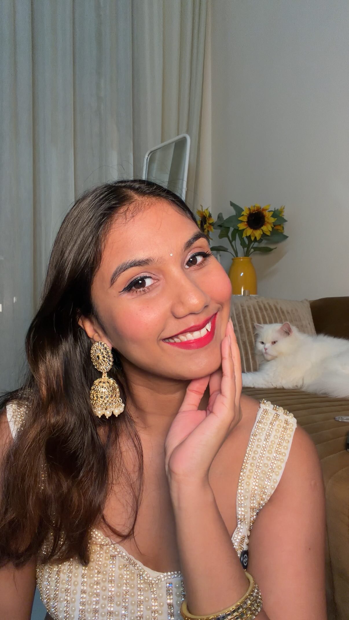 Instagram post by @shreengaaar for Blue Heaven Cosmetics. Caption reads: Top picks from @blueheavencosmetics for this....