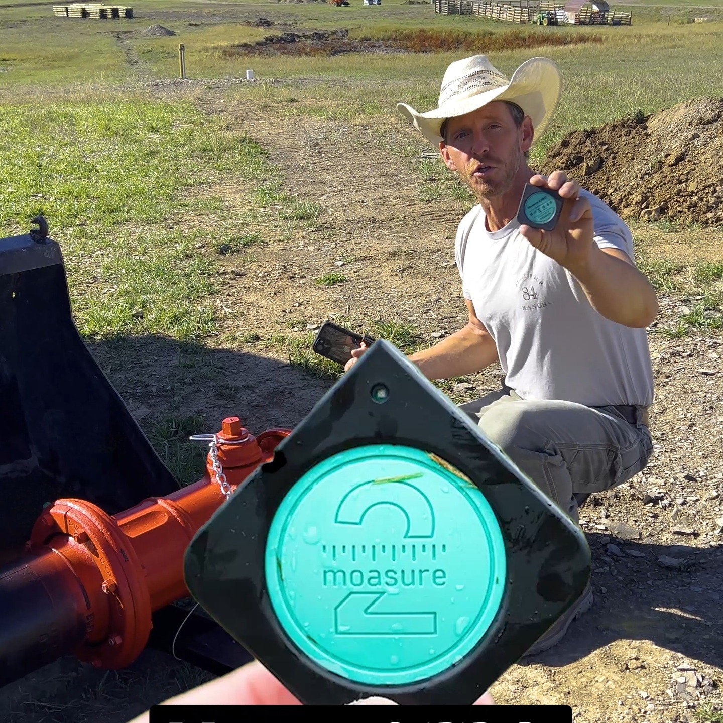 Instagram post by @84_ranch for Moasure. Caption reads: [...] and distance in your project? The @Moasure 2....