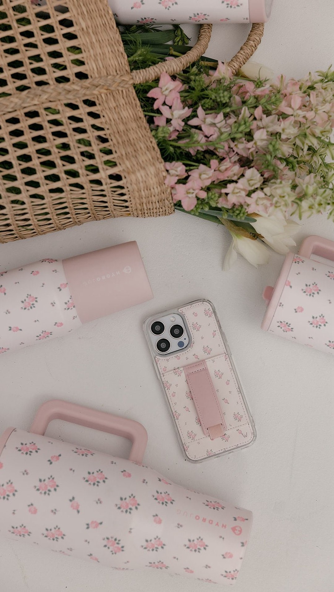 Instagram post by @nickibthomas for Walli Cases. Caption reads: it’s here!! Walli X Hydrojug The @wallicases X....