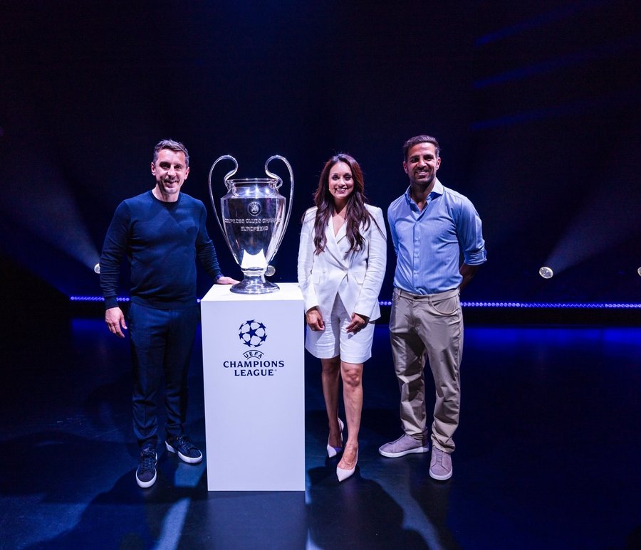 Instagram post by @gneville2 for PepsiCo. Caption reads: Munich for the CL Final with @Pepsico ⚽️.