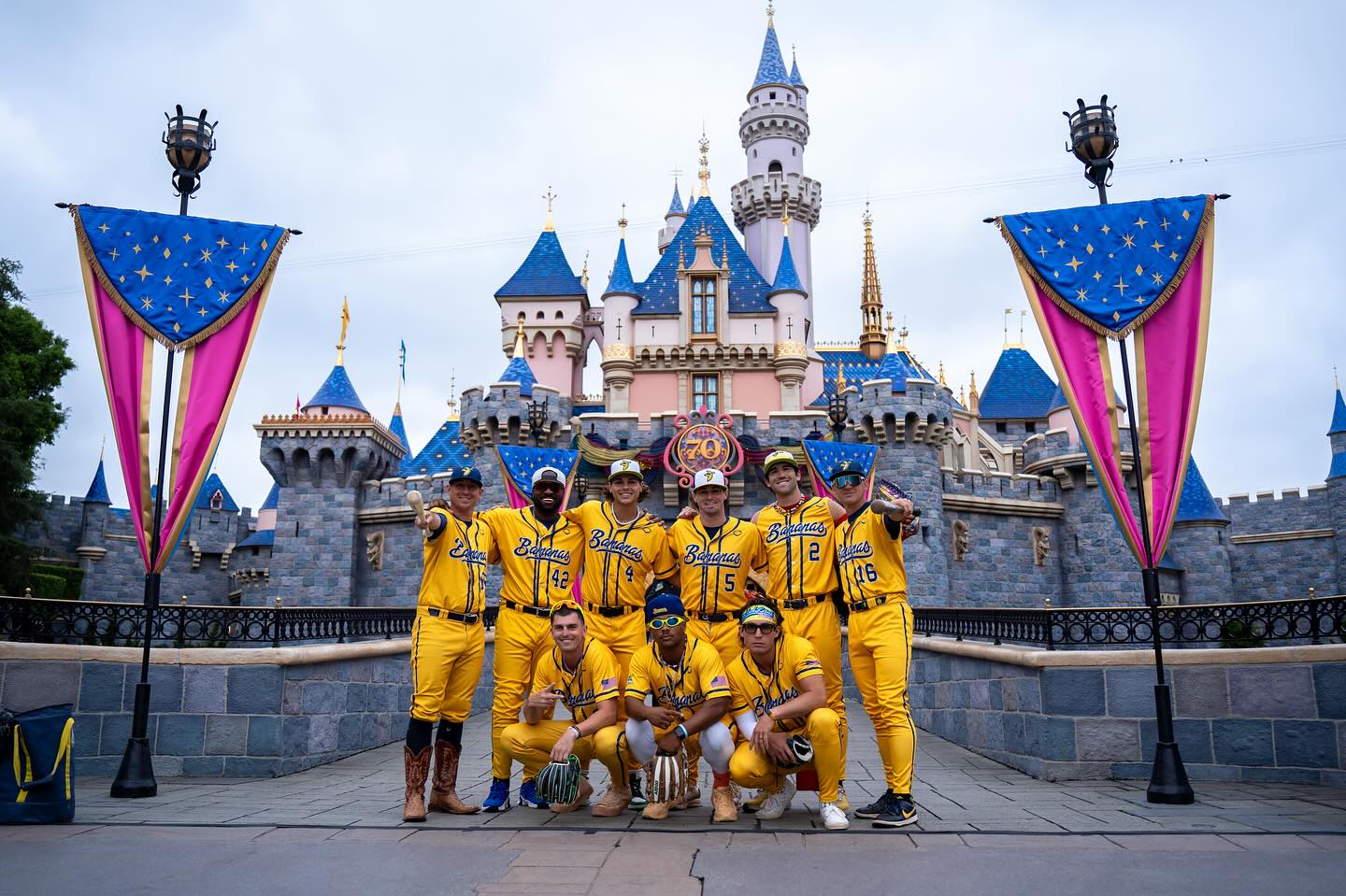Instagram post by @thesavbananas for Disneyland. Caption reads: We’ll be reliving this day for a long time🥹.