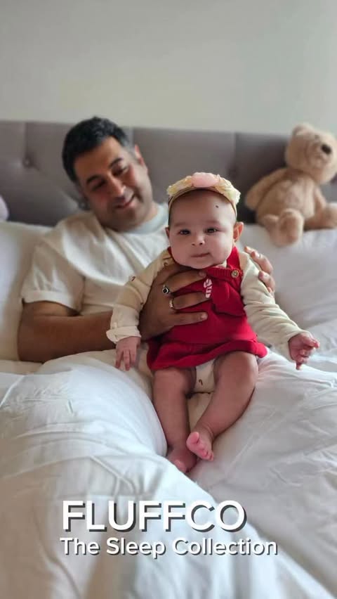 Instagram post by @twins.saga for fluff. Caption reads: Paid Partnership with #fluffco @fluffco

Bringing....