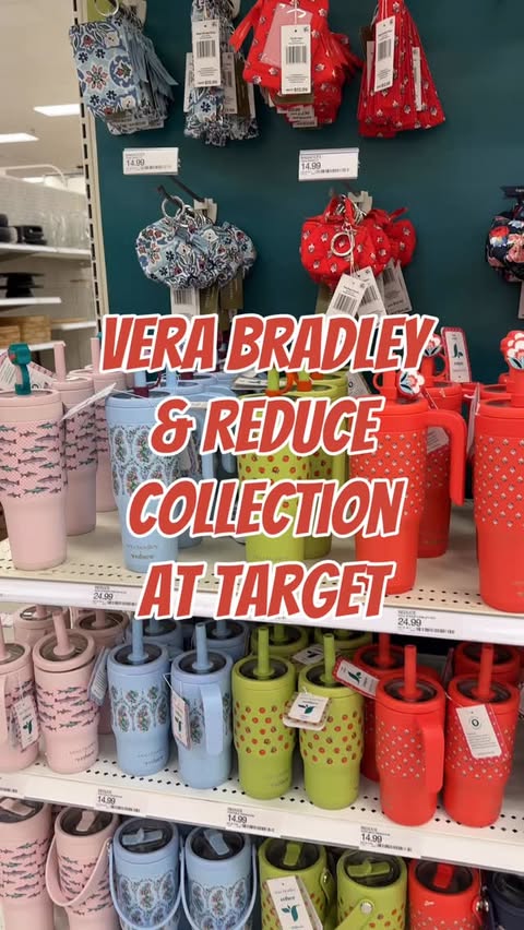 Instagram post by @targetpursuit for Vera Bradley. Caption reads: [...] How fun is this new collection by....