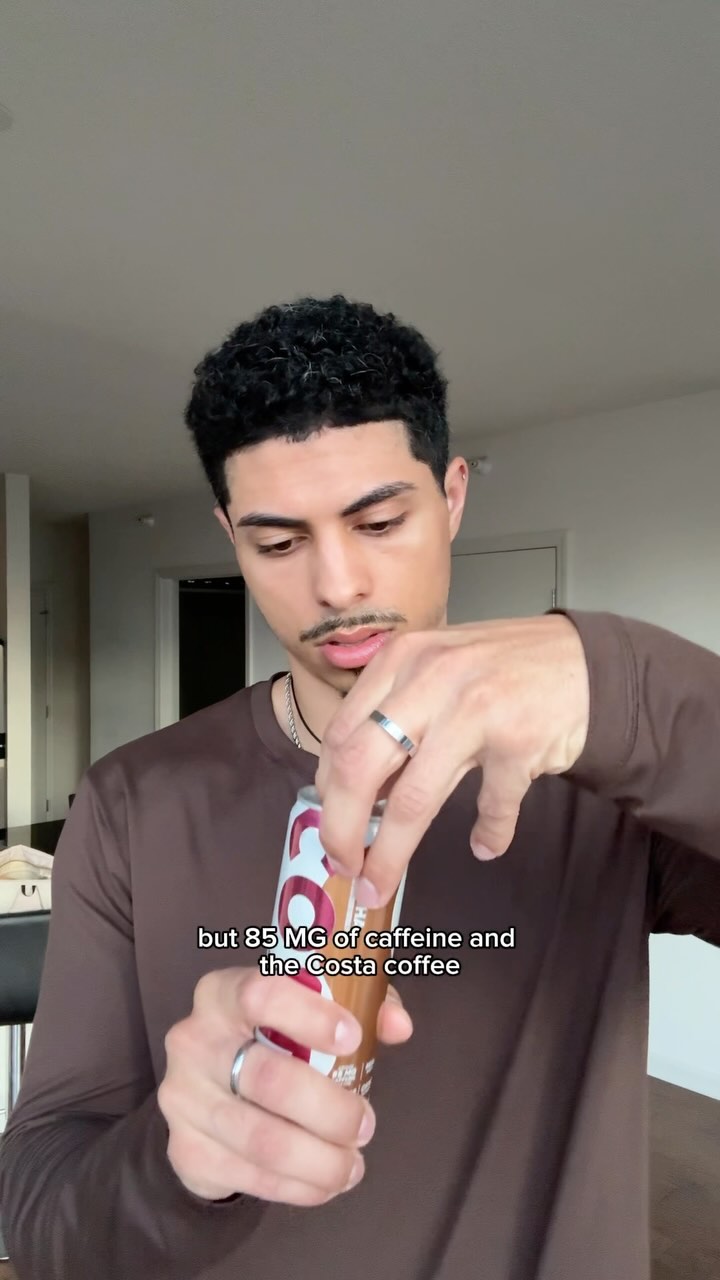 Instagram post by @itsjdwill for Costa Coffee. Caption reads: The 5 am club is where I lived for a long time,....