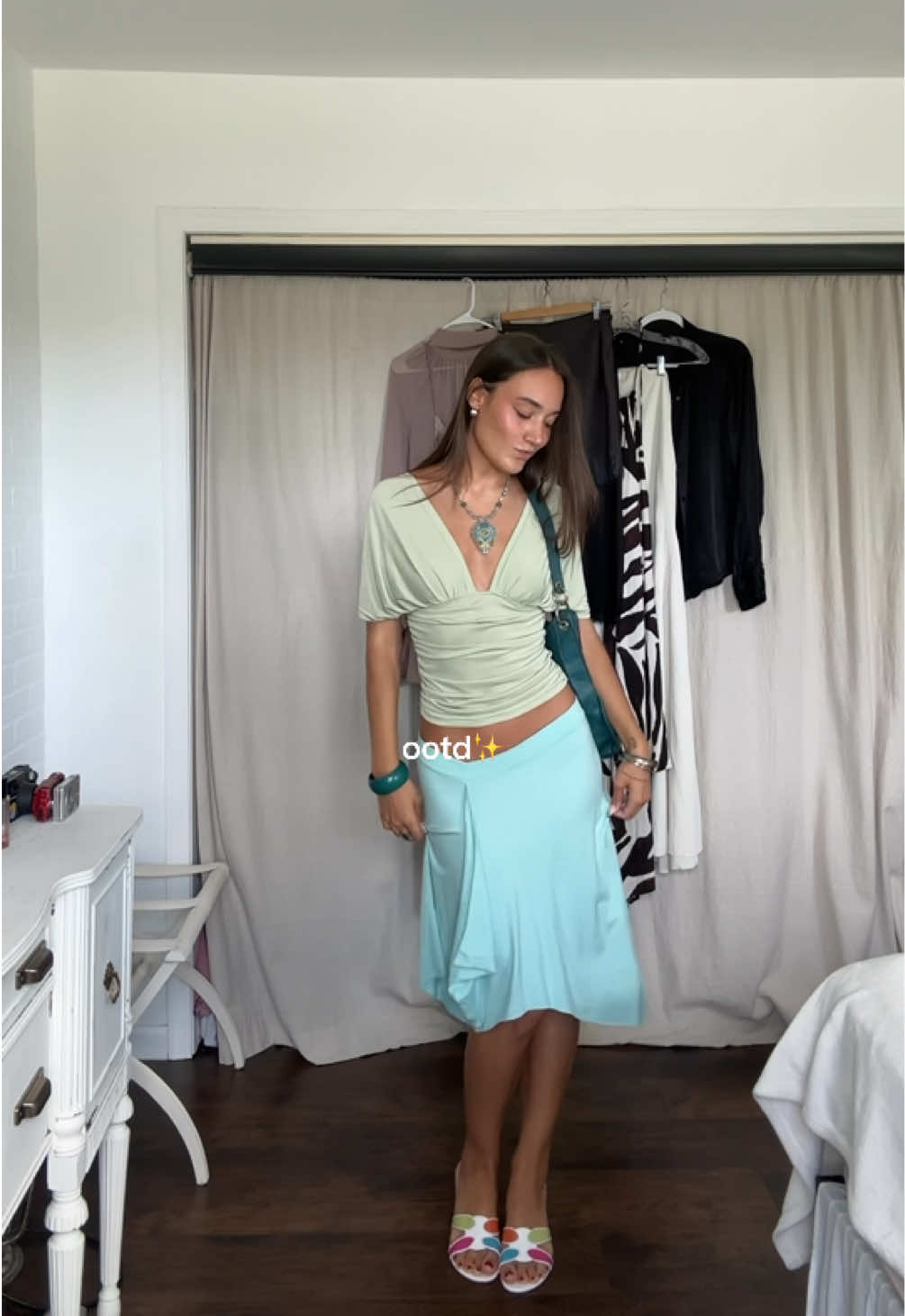 TikTok post by @graciegirlll20 for Motel Rocks. Caption reads: ootd💌 @MOTEL #motelrocks.