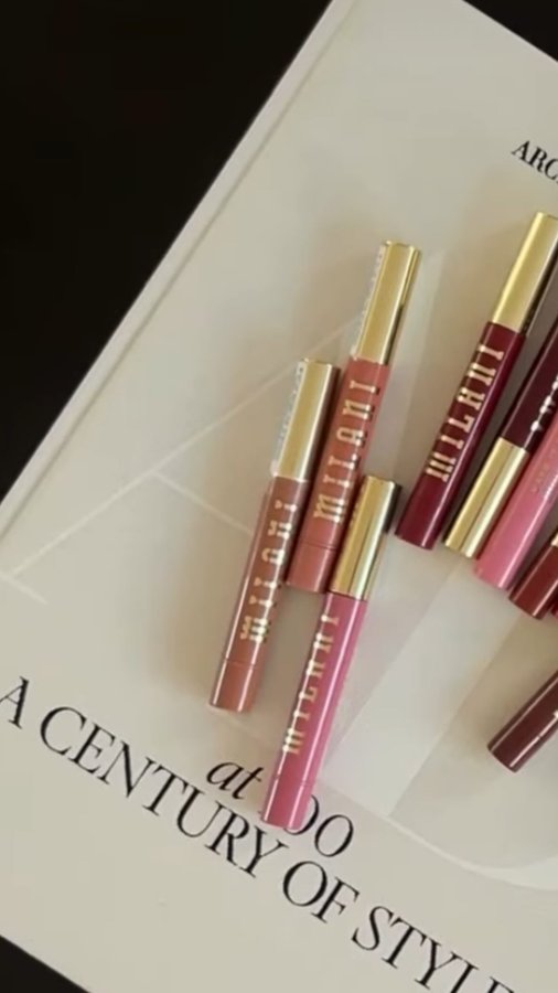 Instagram post by @realangelapark for Milani Cosmetics. Caption reads: Okay @milanicosmetics really brought the heat....