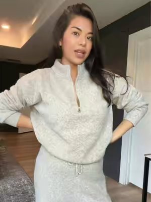 TikTok post by @mj2badd for Katch Me Chic. Caption reads: [...] set! I got a size small for ref. @Katch Me....
