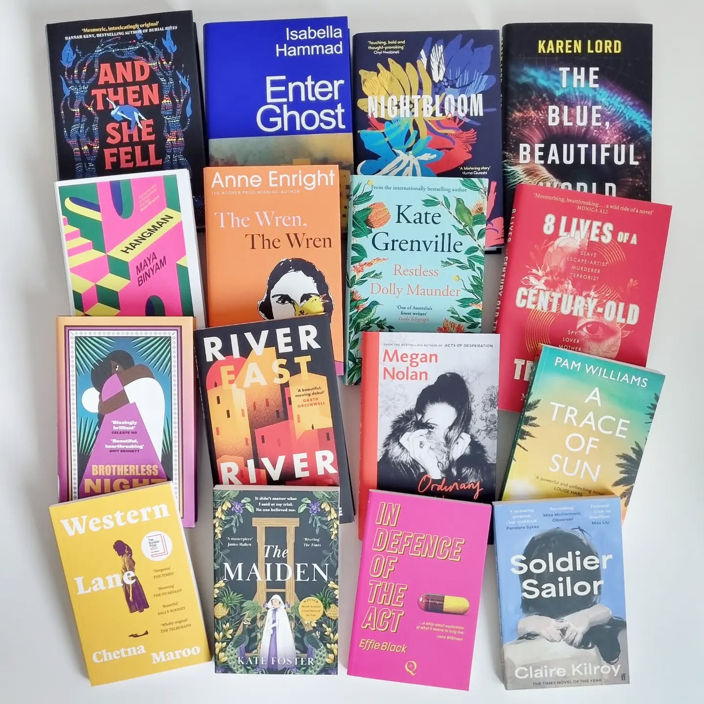 Instagram post by @whatsallyreadnext for Women's Prize. Caption reads: Women's Prize for Fiction 2024 longlist 🤩 ad pr....