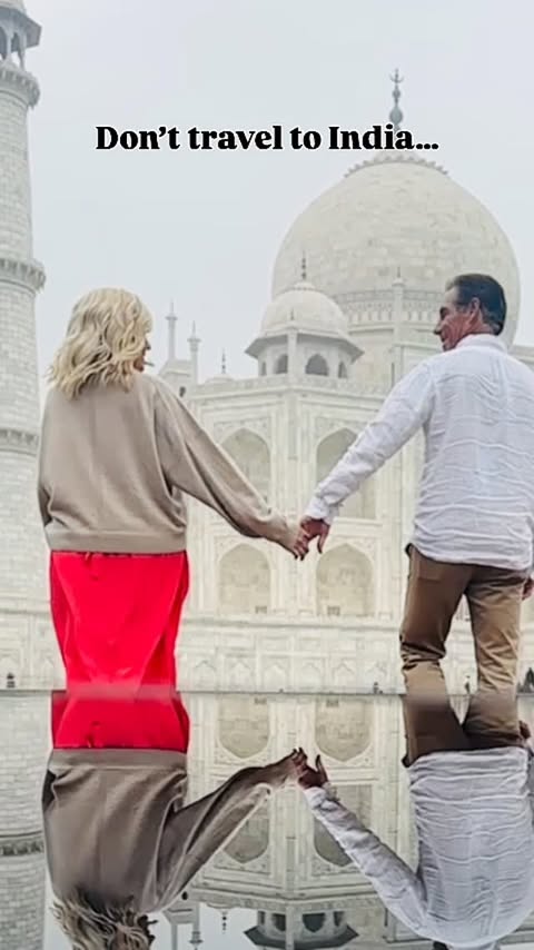 Instagram post by @jetsetpetersons for GetYourGuide. Caption reads: [...] Mahal experience was sponsored by....