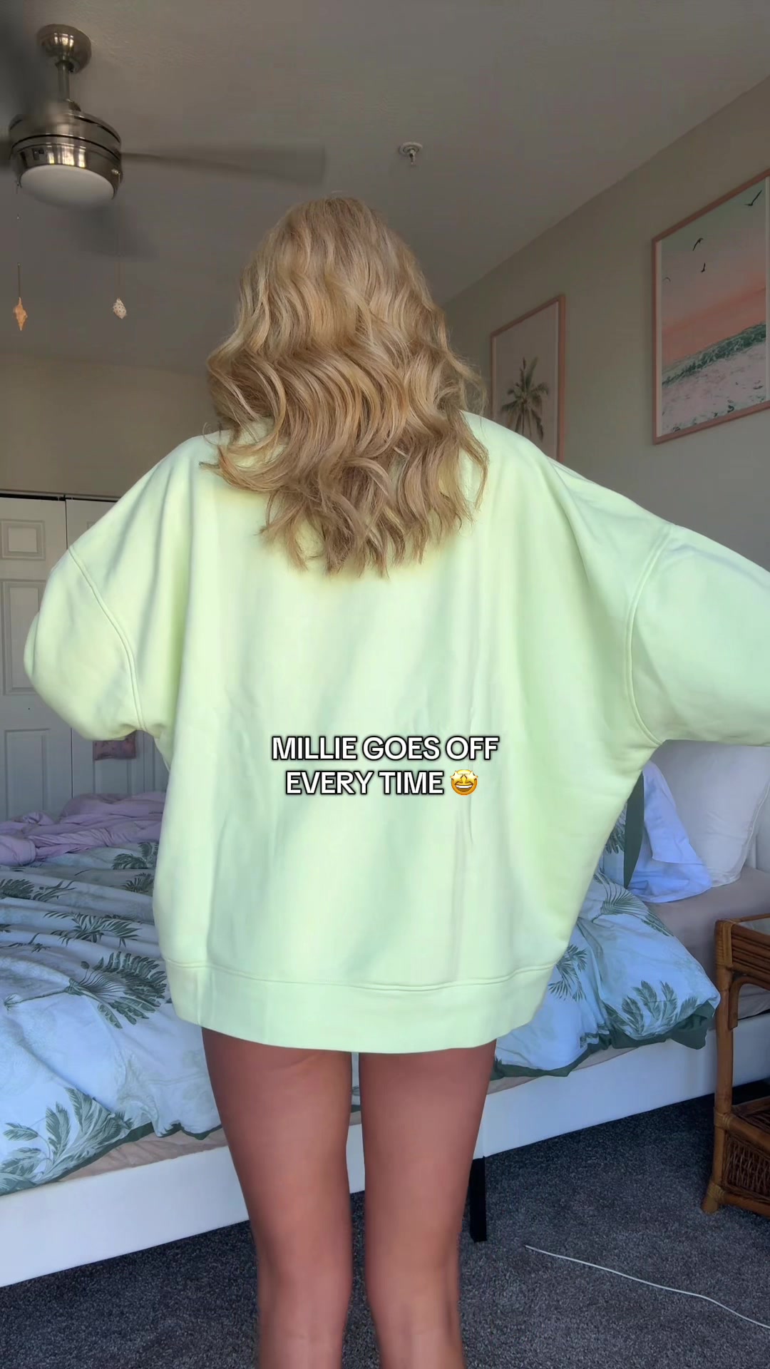 TikTok post by @livfordeals for Florence By Mills Fashion. Caption reads: [...] IN THE MOST ELITE SWEATSHIRT @Florence By....