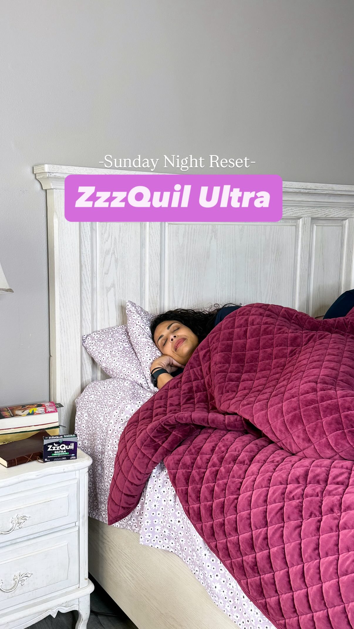 Instagram post by @isafamilyfun for ZzzQuil. Caption reads: #ZzzQuil_Partner #Ad
Mom brain doesn’t believe in....