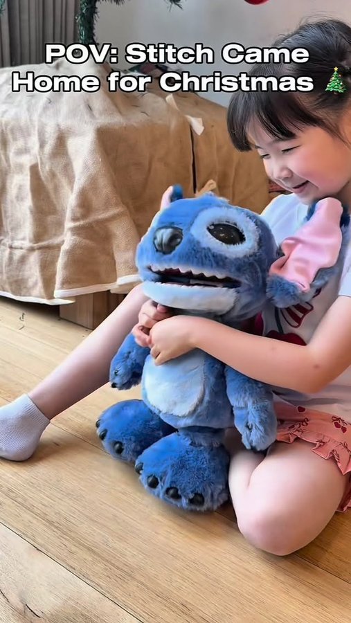 Instagram post by @jarrodandamelia for Just Play. Caption reads: 💙 Meet the newest member of your family - ....