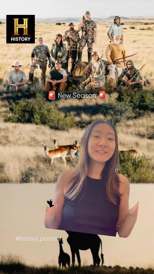 Instagram post by @rsvpwithdanii for HISTORY. Caption reads: #ad 🚨 New season alert 🚨 @historytv hit show....