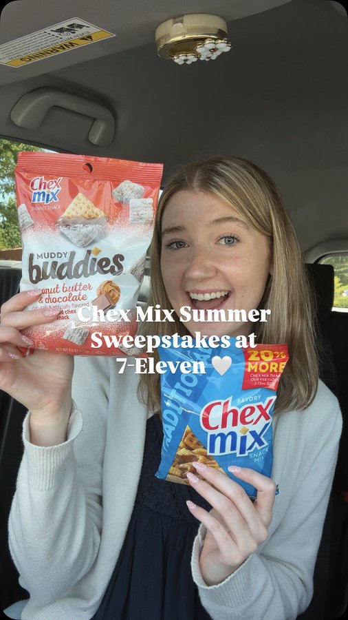 Instagram post by an influencer for New Engen Creators. Caption reads: #ad Come with me to get my favorite road trip....