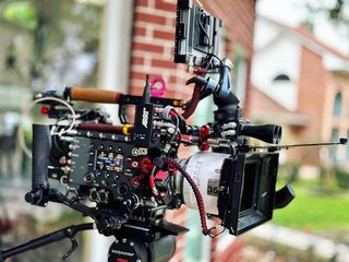 Instagram post by @brianaichlmayr for SmallHD. Caption reads: 🏹.