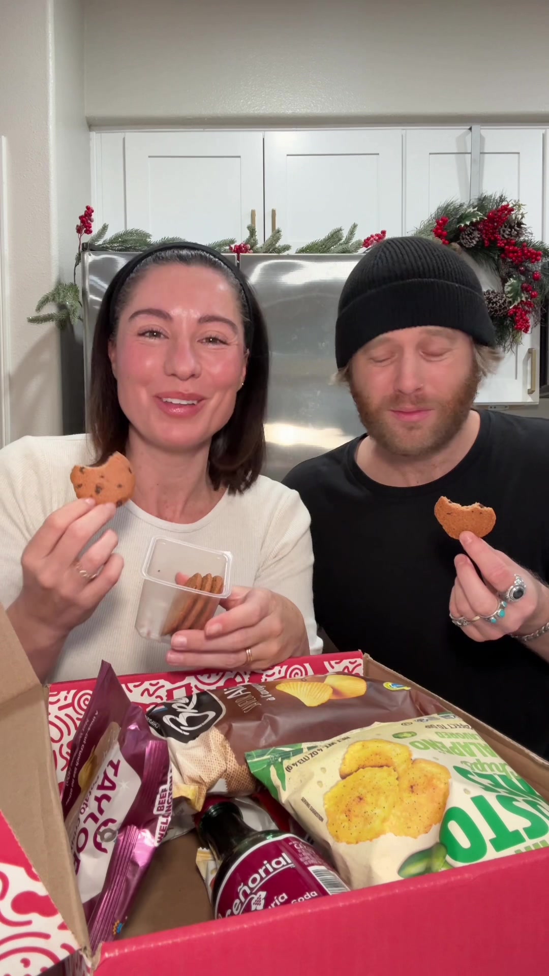 TikTok post by @seankolar for Universal Yums. Caption reads: [...] snacks from around the world from @Universal....