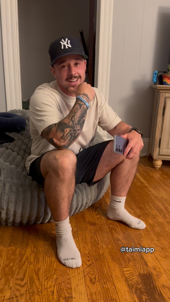 Instagram post by @liamlazore for Taimi. Caption reads: @taimiapp where romance isn’t dead & real....