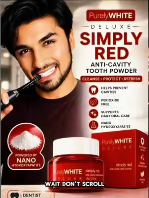 TikTok post by @officialarsalanak for PurelyWHITE Deluxe. Caption reads: This Tooth Powder Surprised Me! 🤩....
